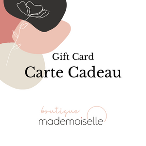Carte Cadeau - Boutique Mademoiselle 